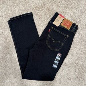 Men’s Size 34x32 Levi’s 514 Straight Legs Jeans Blue Dark Wash